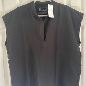 Figs sleeveless scrub top Lg
